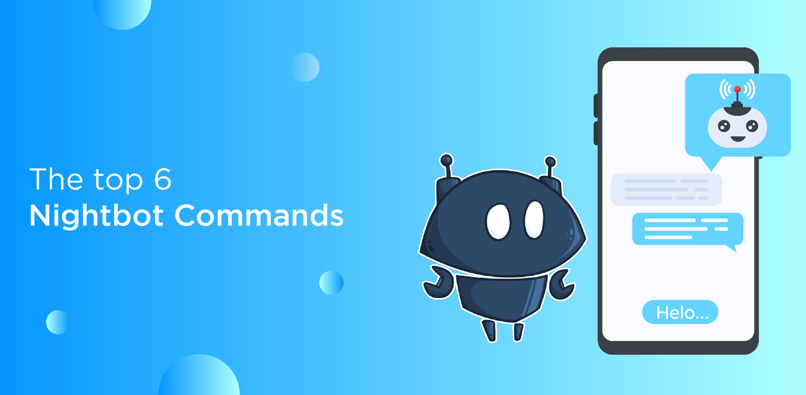 The top 6 Nightbot Commands and how to use them!